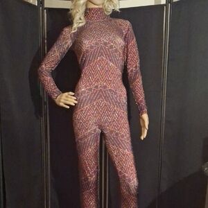 Patterned Women's Jumpsuit